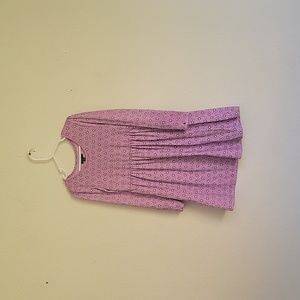 Picapino girl dress size 5 long sleeves roundneck purple black